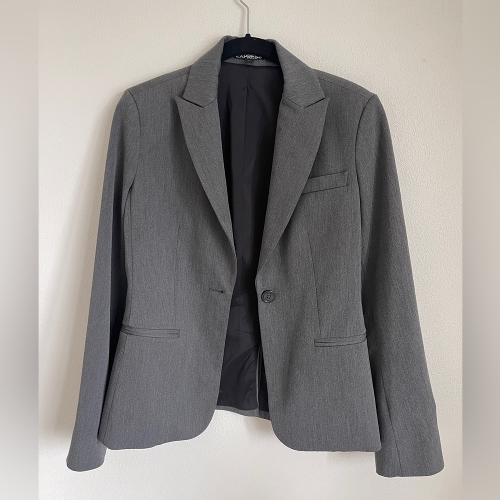Express Gray Women’s Blazer Size 4